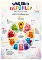 Vorschau - Poster - Poster „Was sind Gefühle?“ – Gefühle kindgerecht entdecken - Deckblatt
