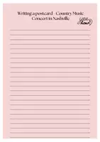 Vorschau - Arbeitsblätter - Writing a postcard - Southern USA - Seite 1