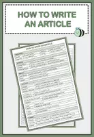 Vorschau - Poster - How to Write an Article (Overview + Feedback Sheet) - Seite 1