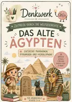 Vorschau - Stundenentwürfe - Altes Ägypten in der Grundschule-Zeitreise durch die Weltgeschichte | Sachunterricht Klasse 3-4 | Arbeitsheft mit Lapbook, Quiz&Urkunde - Deckblatt