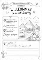 Vorschau - Stundenentwürfe - Altes Ägypten in der Grundschule-Zeitreise durch die Weltgeschichte | Sachunterricht Klasse 3-4 | Arbeitsheft mit Lapbook, Quiz&Urkunde - Seite 1