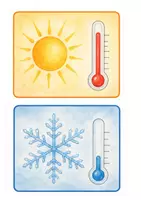 Vorschau - Bildkarten - Bild- und Wortkarten Seasons - Deckblatt