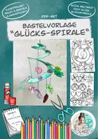 Vorschau - Mal- und Bastelvorlagen - XXL-Materialpaket "Glück" / Bastelvorlagen Tafelmaterial Mandalas Kärtchen - Seite 1
