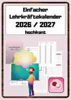 Vorschau - Anderer Materialtyp - Kalender / Terminkalender / Planer / Lehrkräftekalender 2026/27 - Deckblatt