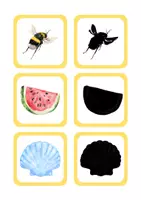 Voorbeeld - Zomer Schaduw Memorie – Kijken & Matchen voor Kleuters - Pagina 3