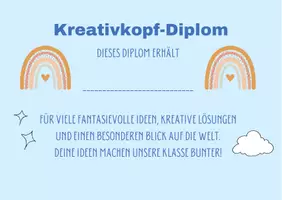 Vorschau - Mal- und Bastelvorlagen - Mini-Diplome für Grundschüler zum Schuljahresende - Seite 3