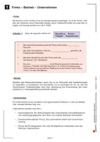 Vorschau - Arbeitsblätter - Unternehmen & Arbeitswelt - Unternehmensformen & Rechtsformen | Wirtschaft Klasse 8-10 Sekundarstufe | GmbH, OHG, BGB, Genossenschaft | Arbeitsblätter Kopiervorlagen, Freiarbeit mit Lösungen - Seite 3