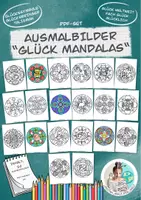 Vorschau - Arbeitsblätter - Ausmalbilder "Glück-Mandalas" / Glücksbilder - Deckblatt
