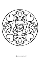 Vorschau - Arbeitsblätter - Ausmalbilder "Glück-Mandalas" / Glücksbilder - Seite 2