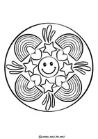 Vorschau - Arbeitsblätter - Ausmalbilder "Glück-Mandalas" / Glücksbilder - Seite 3
