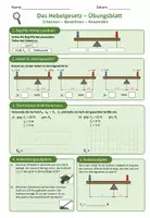 Vorschau - Unterrichtsreihen - Hebelgesetz - Physik Sek I - Arbeitsblätter inkl. Lösungen - Seite 2