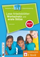 Vorschau - Arbeitsblätter - Lese-Arbeitsblätter: Wortschatz und erste Sätze - Band 1 - Deckblatt