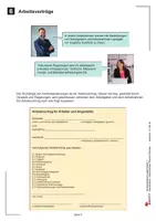 Vorschau - Arbeitsblätter - Unternehmen & Arbeitswelt - Arbeitsverträge, Rechte & Pflichten | Wirtschaft Klasse 8-10 Sekundarstufe | Ausbilder, Arbeitgeber, Arbeitnehmer, Auszubildender | Arbeitsblätter Kopiervorlagen, Freiarbeit mit Lösungen - Seite 3
