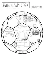 Vorschau - Arbeitsblätter - Fußball WM 2026 Kreativseite - Steckbrief & Reflexion - Seite 2