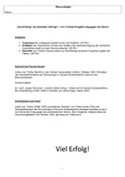 Vorschau - Klassenarbeiten - Klausur Geschichte Oberstufe: Von Trotha & Hereroaufstand 1904 – Quellenanalyse mit Erwartungshorizont - Seite 1
