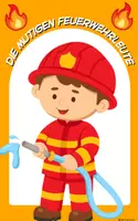 Vorschau - Interaktives Material - Bewegungsgeschichte „Die mutigen Feuerwehrleute“ - Seite 1