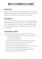 Vorschau - Stundenentwürfe - Materialpaket: Rechendreiecke - Unterrichtsreihe, UB-Stunde und Material - Seite 1