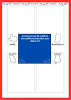 Vorschau - Arbeitsblätter - Overview - US southern states - Deckblatt