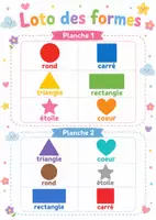 Aperçu - Jeux - Loto des formes et couleurs - Page 3