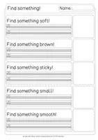 Vorschau - Arbeitsblätter - Search Game "Find something!" | Find & write down - Seite 1