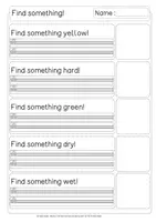 Vorschau - Arbeitsblätter - Search Game "Find something!" | Find & write down - Seite 2