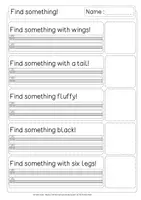 Vorschau - Arbeitsblätter - Search Game "Find something!" | Find & write down - Seite 3