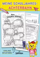 Vorschau - Arbeitsblätter - Kreatives Schuljahresende🎢❤️Meine Schuljahres-Achterbahn | Reflexion & Rückblick - Deckblatt