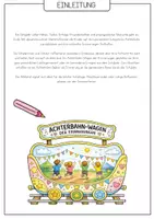 Vorschau - Arbeitsblätter - Kreatives Schuljahresende🎢❤️Meine Schuljahres-Achterbahn | Reflexion & Rückblick - Seite 1