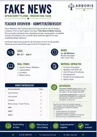 Vorschau - Arbeitsblätter - Fake News Sprachmittlung B2-C1 Oberstufe Englisch - Seite 1