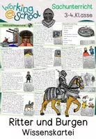 Vorschau - Unterrichtsreihen - Ritter und Burgen | Wissenskartei - Seite 1