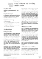 Vorschau - Stundenentwürfe - Links – rechts, vor – hinter, über – unter – Unterrichtsstunde, DaZ, Klasse 1 - Seite 2