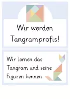 Vorschau - Unterrichtsreihen - Tangram - ganze Einheit inkl. Material & UVB - Seite 1