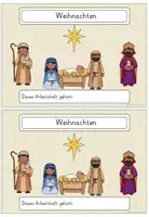 Vorschau - Arbeitsblätter - Weihnachten Selbstlernheft Kl. 3/4 Religion - Seite 1