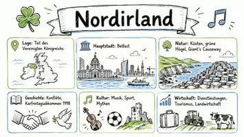 Vorschau - Arbeitsblätter - Arbeitsblätter zum Thema "Nordirland" + Lösung & MP3 + Mindmap + Infografik - Seite 3