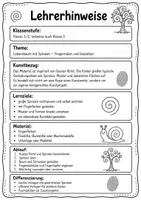 Vorschau - Mal- und Bastelvorlagen - Gustav Klimt Kunst Klasse 1-4 - Seite 1