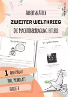Vorschau - Arbeitsblätter - Zweiter Weltkrieg - abwechslungsreiches Materialpaket für die Mittelschule (GPG) (8. Klasse) - Seite 1