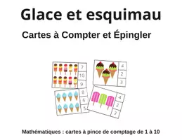 Aperçu - Jeux - Cartes à Pincer Glaces & Esquimaux - Page 1