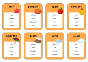 Vorschau - Spiele - Don’t Say It - 32 Karten zum Thema "Herbst" - Seite 1