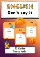Vorschau - Spiele - Don’t Say It - 32 Karten zum Thema "Herbst" - Deckblatt
