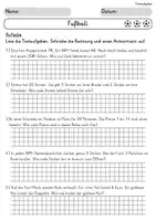 Vorschau - Arbeitsblätter - Textaufgaben: Fußball / Mathematik - Seite 3