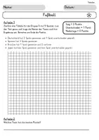 Vorschau - Arbeitsblätter - Tabellen: Fußball / Mathematik - Seite 2