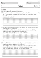Vorschau - Arbeitsblätter - Logikaufgaben: Fußball / Mathematik - Seite 3