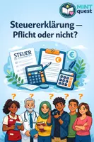 Vorschau - Arbeitsblätter - Steuererklärung: Pflicht oder freiwillig? mit Fallbeispielen - Deckblatt