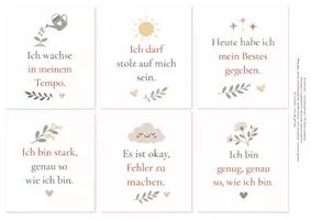Vorschau - Bildkarten - Mutmachkarten für Kinder – Affirmationen zur Stärkung - Seite 2