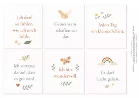 Vorschau - Bildkarten - Mutmachkarten für Kinder – Affirmationen zur Stärkung - Seite 3