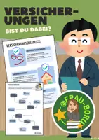 Vorschau - Arbeitsblätter - Versicherungen - Deckblatt