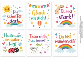 Vorschau - selbst erstellte Cliparts/Grafiken - Mutmachkarten bunt und kraeftig - Seite 3