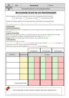 Vorschau - Arbeitsblätter - Nutzwertanalyse am Beispiel von Schokolade - Deckblatt
