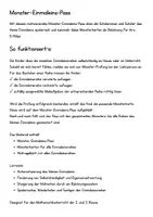 Vorschau - Aufgabenkarten - Monster-Einmaleins-Pass (2.-3. Klasse) - Seite 1