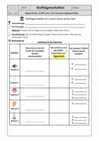 Vorschau - Arbeitsblätter - Stoffeigenschaften mit den Sinnen erkunden - Seite 2